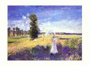 Claude Monet The Walk Sweden oil painting reproduction
